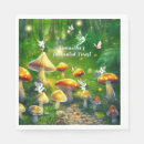 Search for enchanted forest napkins Butterflies