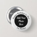 Search for 90th buttons Black and white
