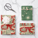 Search for christmas design wrapping paper Retro