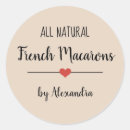 Recherche de macarons français autocollants Pour elle