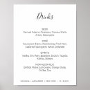 Search for rustic wedding menus Black and white