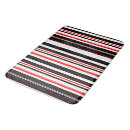 Search for black and white striped bath mats Red