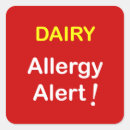 Search for dairy allergy stickers Milk