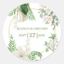 Search for rustic gold wedding stickers Botanical