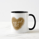 Search for gold glitter heart mugs Chic