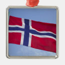 Recherche de drapeau norvegien ornements Bleu