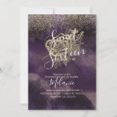 Search for purple quince invitations Glitter