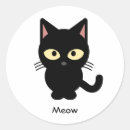 Search for black cat cartoon stickers Funny