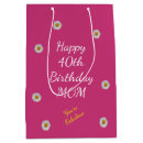 Search for 40th birthday gift bags Pink