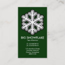 Search for snowflake business cards Background