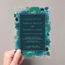 Search for teal rose wedding invitations Flowers