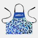 Search for childrens painting aprons Blue