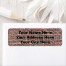 Search for brick return address labels Masonry