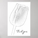 Search for black white tulips posters Botanical