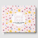 Search for baby shower guest books Floral