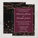 Search for rose gold confetti wedding invitations Black