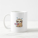 Search for cute sloth cartoon mugs Lover