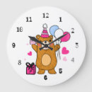 Search for cute teddy bear clocks Kids