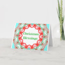 Search for circular christmas cards Red