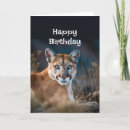 Search for cougar birthday cards Happy
