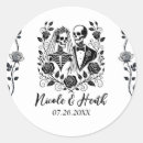 Search for black and white skeleton stickers Gothic