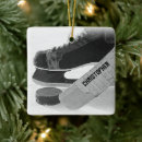 Search for hockey puck ornaments Skates
