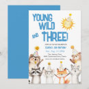 Search for blue elephant birthday invitations Jungle