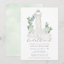 Search for branches bridal shower invitations Soft pastel sage branches