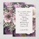 Search for mauve and ivory wedding invitations Floral