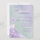 Search for 25th wedding anniversary invitations Lavender