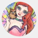 Search for bird fairy stickers Owl
