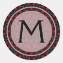 Recherche de paisley autocollants Monogramme