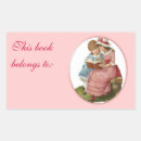 Search for girl reading stickers School