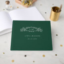 Search for emerald green guest books Vintage