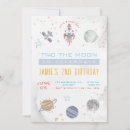 Search for two the moon party invitations Planets and stars