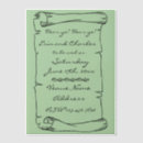 Search for medieval scroll invitations Green
