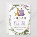Recherche de jungle boy 1st birthday invitations Garçon