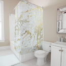Search for luxury gold shower curtains White