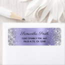 Search for silver glitter return address labels Glam