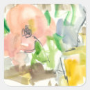 Search for watercolor abstract flowers stickers Modern