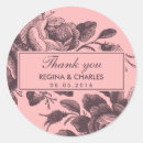 Search for vintage pink roses stickers Bridal shower