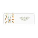 Search for bunny rabbit return address labels Baby shower