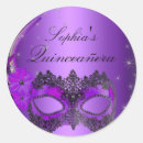 Search for quinceanera masquerade stickers Birthday