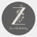 Search for initial z stickers Flower