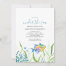 Recherche de poissons invitations Pour elle
