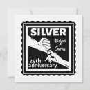 Search for 25 year anniversary invitations Silver
