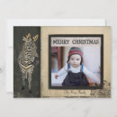 Search for zebra christmas cards Black