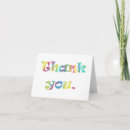 Search for words for a thank you cards Green