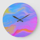 Search for pink marble clocks Marbled