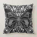 Recherche de papillon noir et blanc coussins Jet